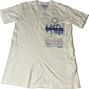 More Than An‎ Athlete UNINTERRUPTED x LeBron T-Shirt Tee White Blue Size Small